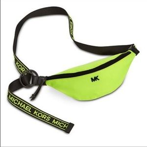 MICHAEL KORS SPORT BELT BAG NEON GREEN